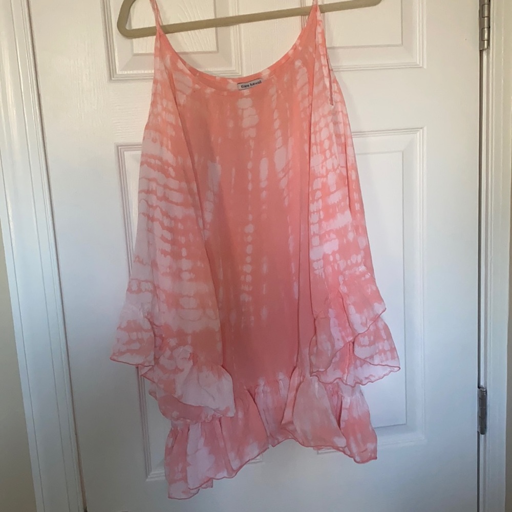 Float Pink Tie-Dye Dress